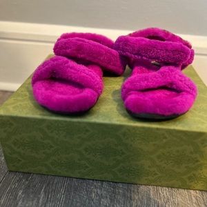 Authentic Fendi Fur Sandals